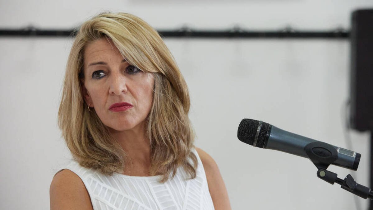 La vicepresidenta segunda, Yolanda Díaz