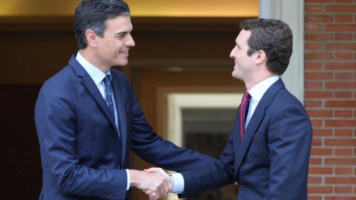 Pedro Sánchez y Pablo Casado en una imagen de archivo
