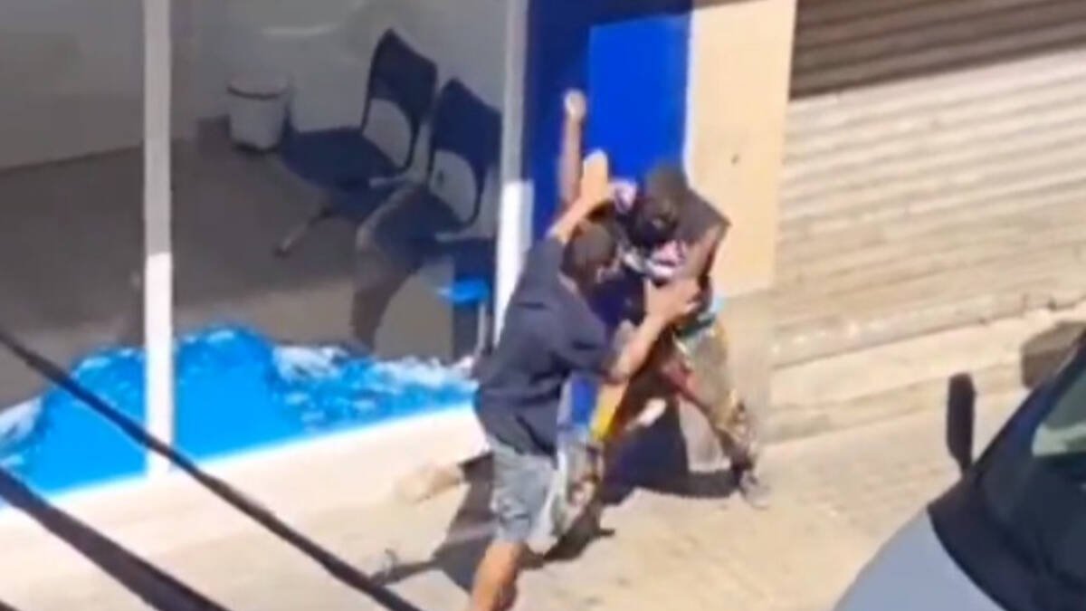 Una pelea en el barrio valenciano de Orriols.