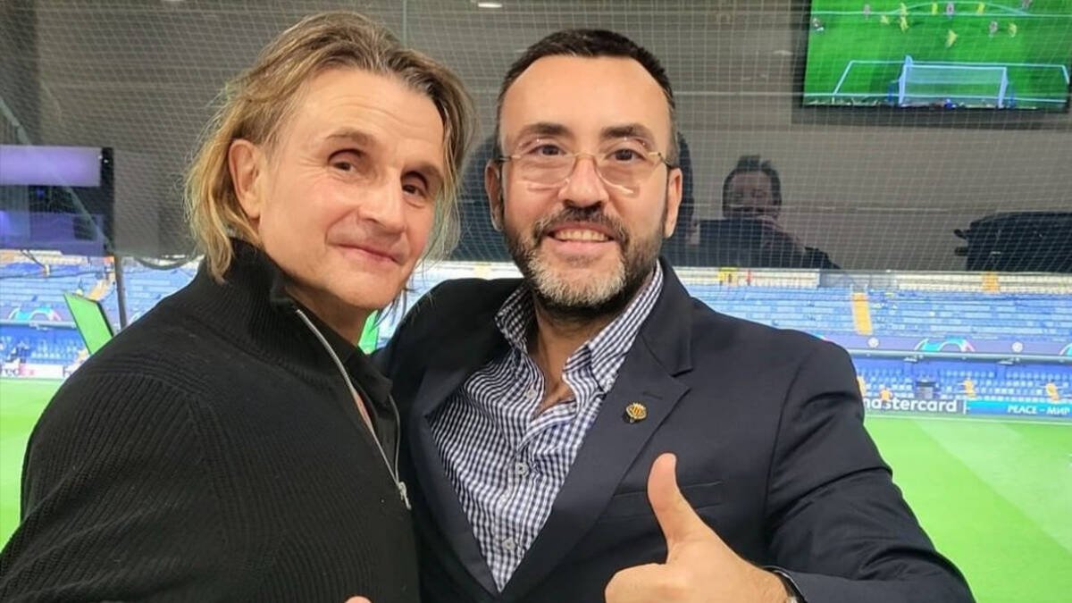 Nacho Cano con el alcalde de Vila-real, José Benlloch