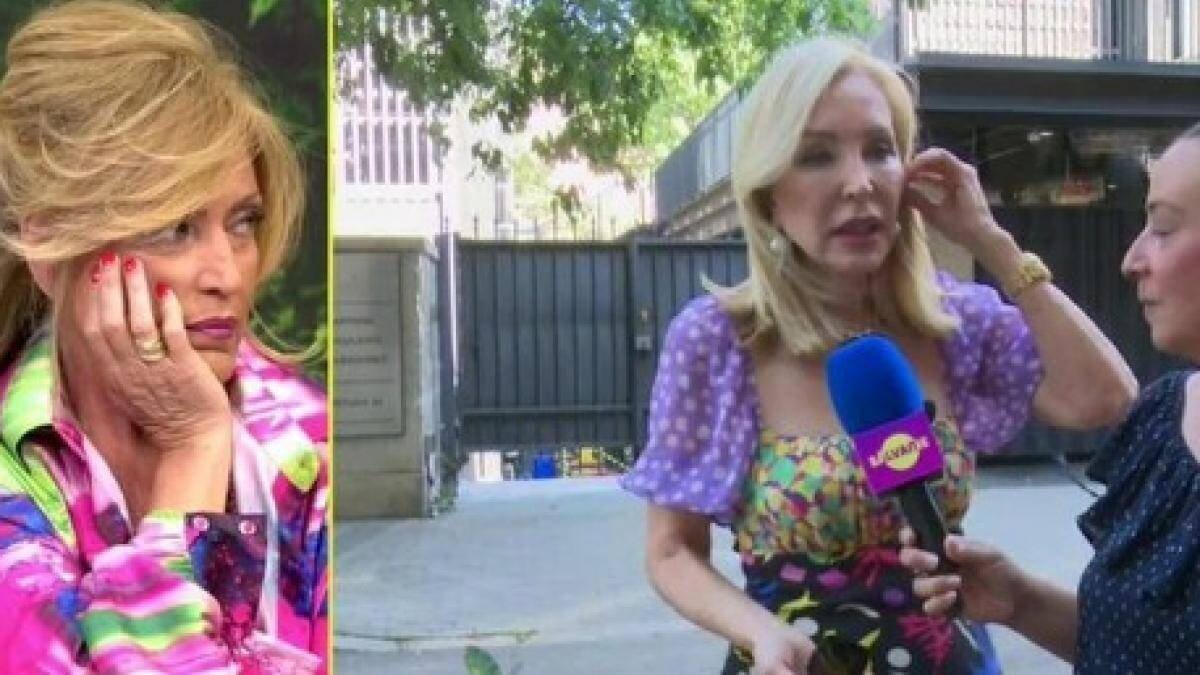 Lydia Lozano y Carmen Lomana, enfadadas pero muy educadas.