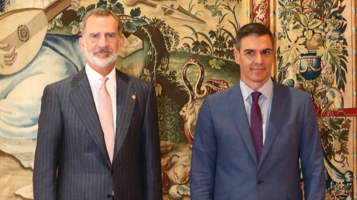 El Rey, con Pedro Sánchez