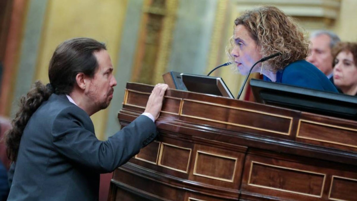 Pablo Iglesias y Meritxell Batet