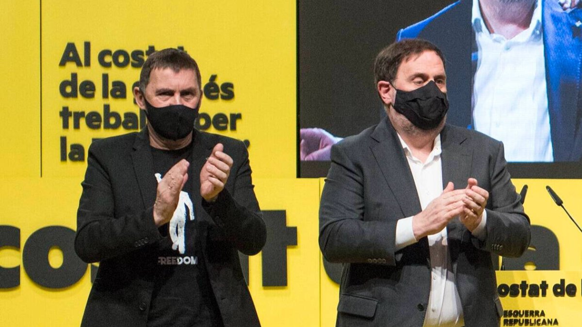 Arnaldo Otegi y Oriol Junqueras