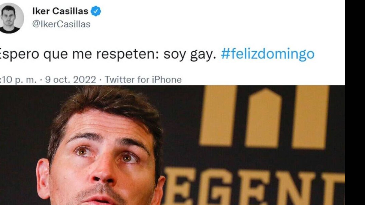 Tweet publicado en la cuenta de Iker Casillas y que, posteriormente, fue borrado.