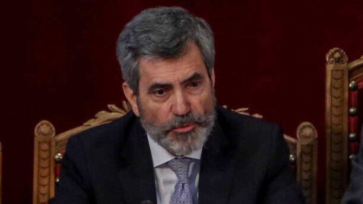 El presidente del Tribunal Supremo y del CGPJ, Carlos Lesmes.