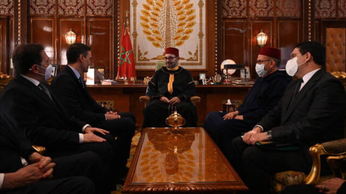 Encuentro entre Sánchez y Mohamed VI en Rabat