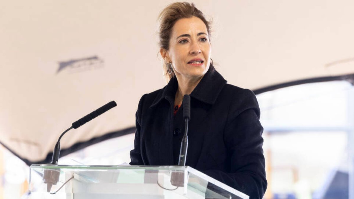 La ministra de Transporte, Raquel Sánchez