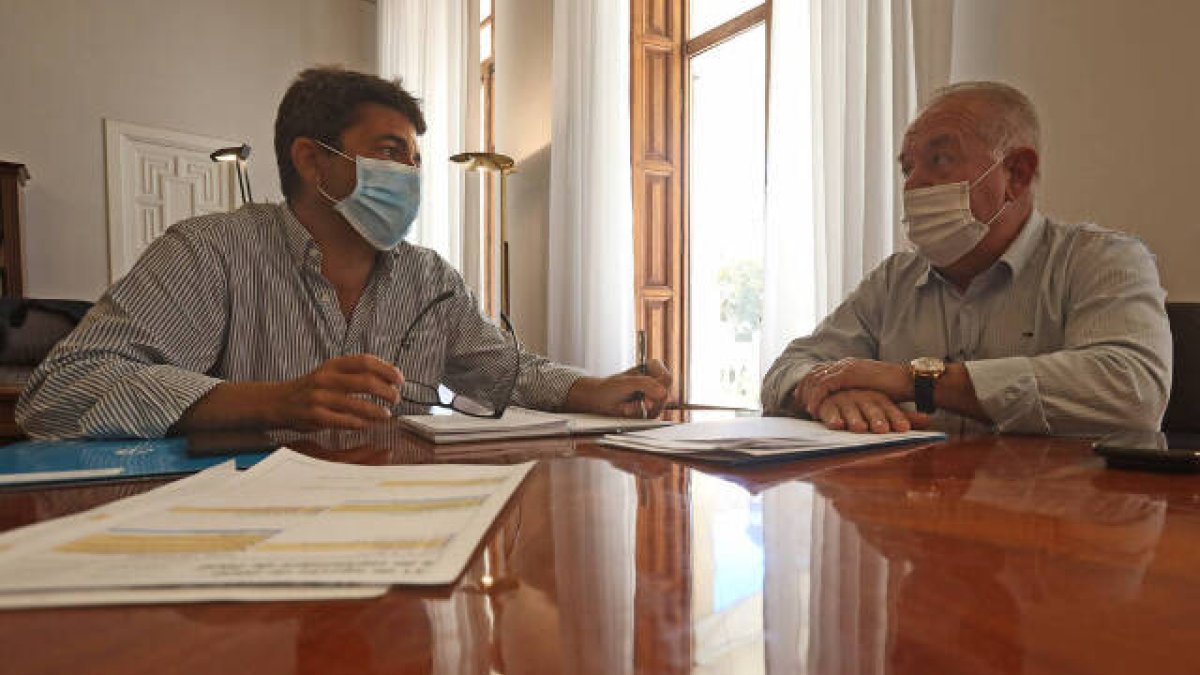 Carlos Mazón y Sebastián Cañadas