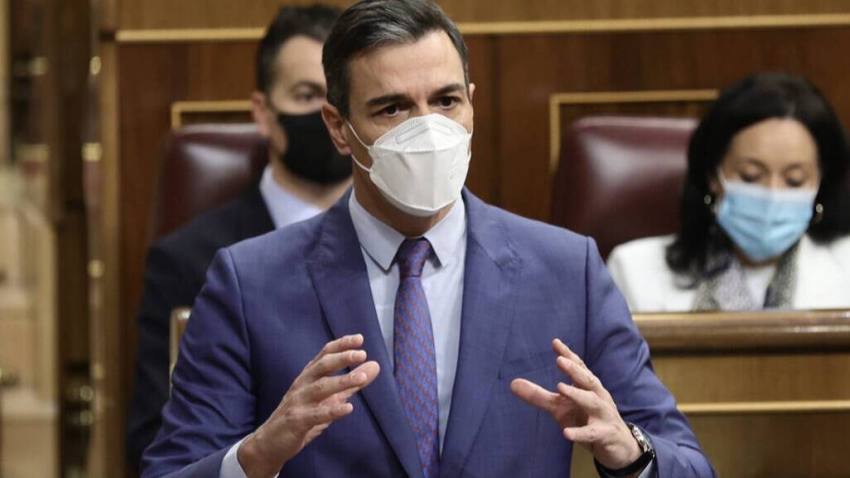 El presidente del Gobierno, Pedro Sánchez