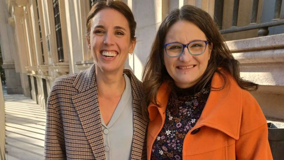 Mónica Oltra e Irene Montero