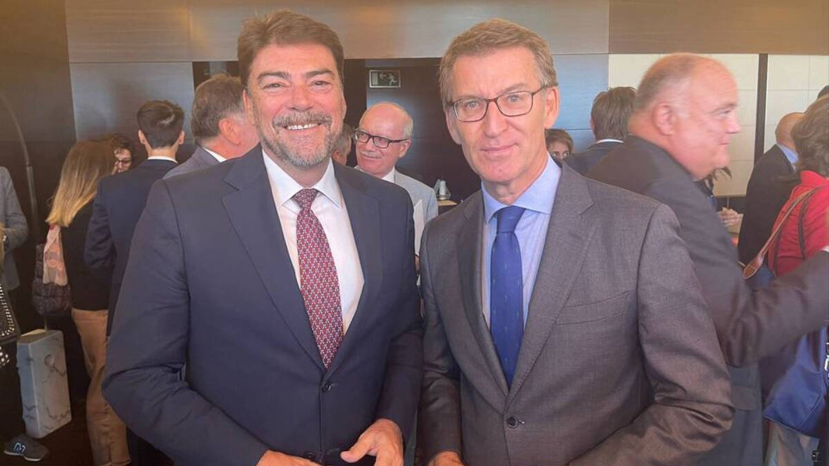 El alcalde presenta en Madrid la estrategia de Alicante Futura ante Núñez Feijóo