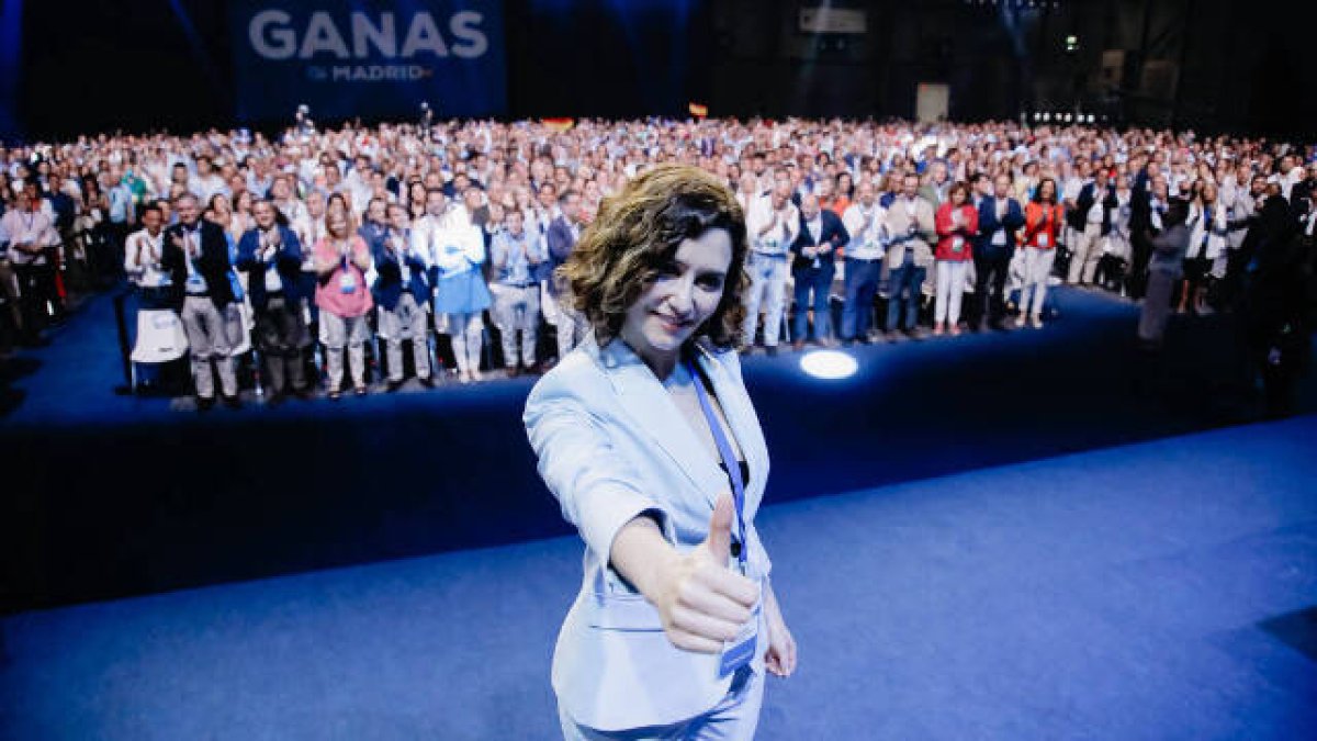Isabel Díaz Ayuso, presidenta del PP madrileño y la Comunidad de Madrid.