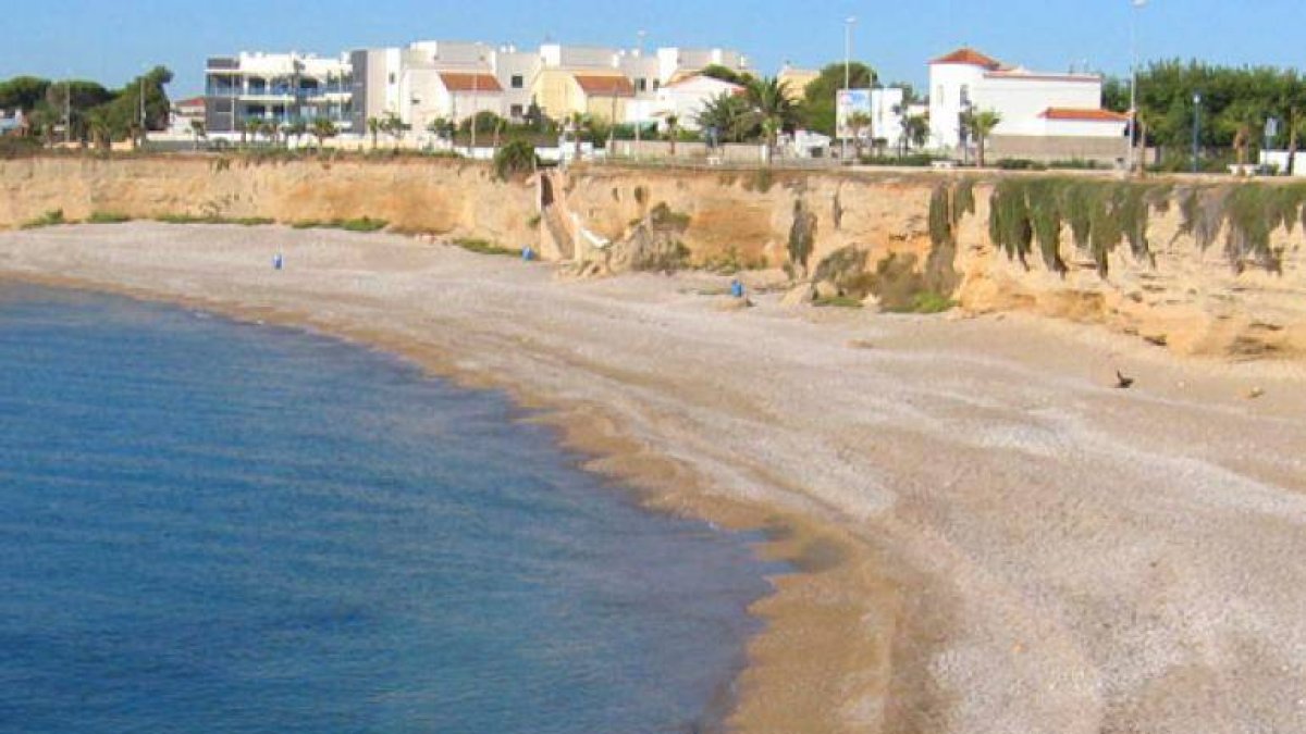 Imagen de archivo de la costa norte de Vinaròs.