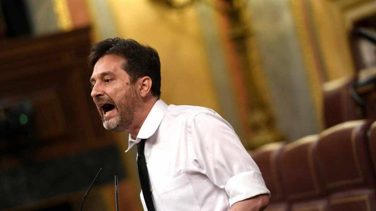 El diputado de Podemos, Rafa Mayoral.