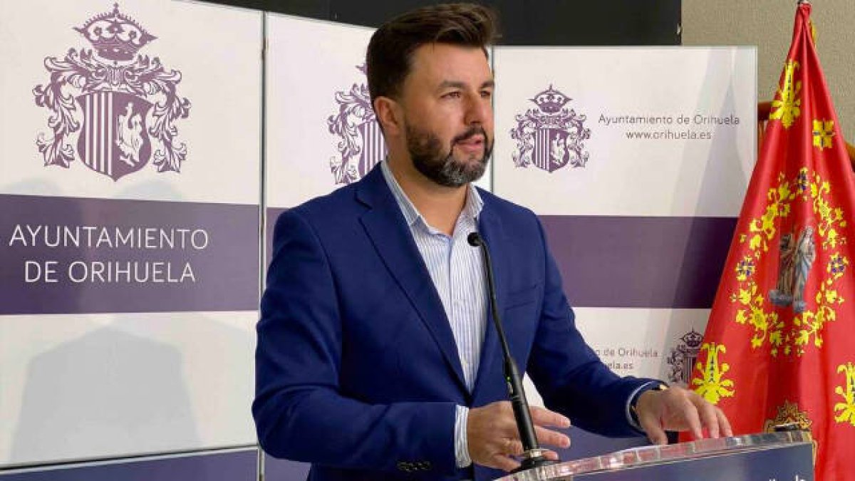 José Aix, portavoz del equipo de gobierno del ayuntamiento de Orihuela