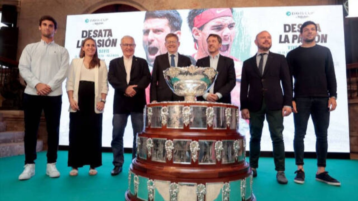 Presentación de la Copa Davis en Valencia