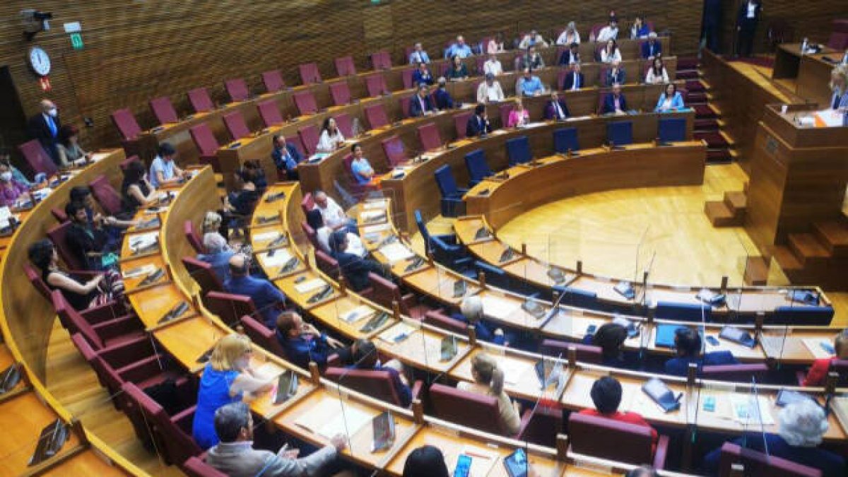 Debate por la financiación autonómica en Las Cortes Valencianas.
