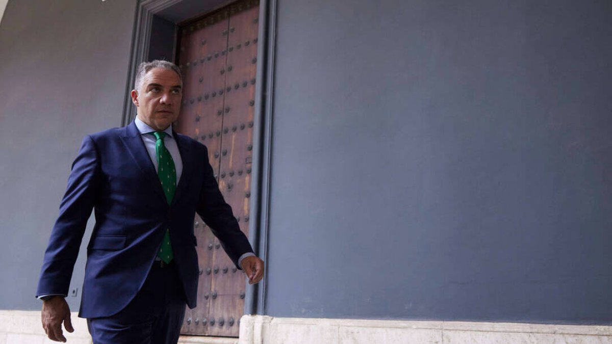 El consejero de Presidencia de la Junta de Andalucía, Elías Bendodo.