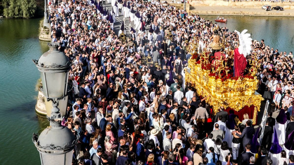 Celebración del Domingo de Ramos en Sevilla.