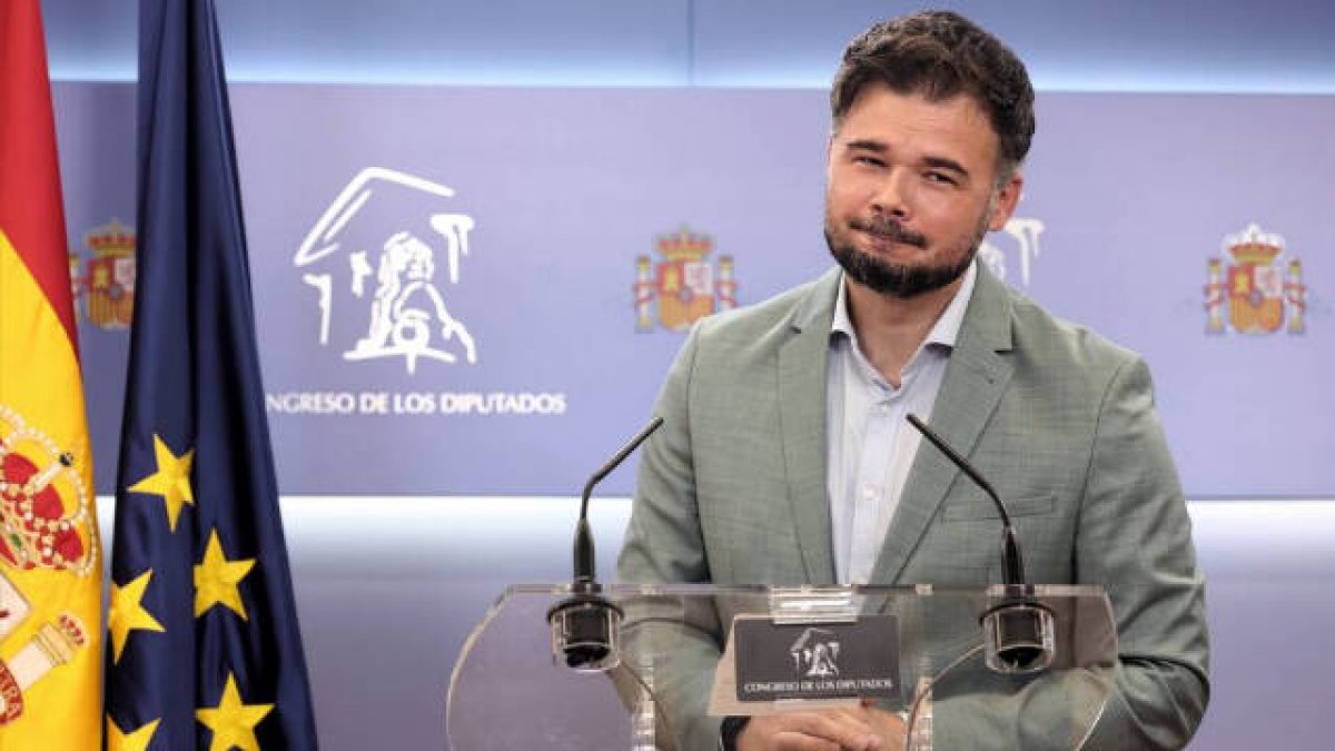 Gabriel Rufián en el Congreso