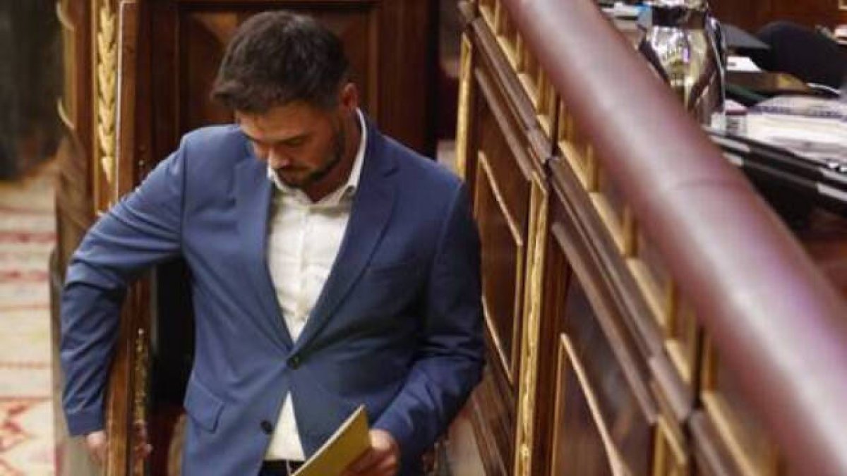 Gabriel Rufián en el Congreso