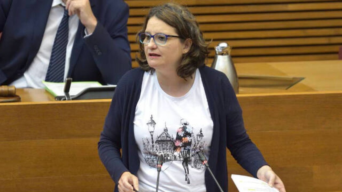 Mónica Oltra en Les Corts