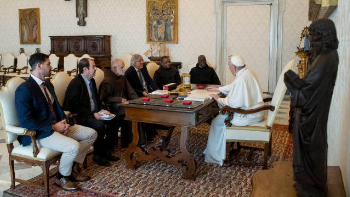 El Papa Francisco ha recibido en audiencia privada a la expedición del proyecto Agricolae Mundi