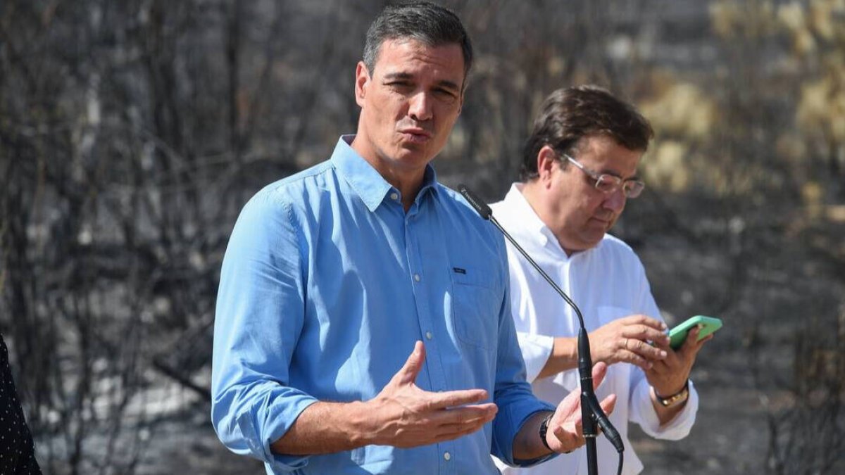 El presidente del Gobierno, Pedro Sánchez