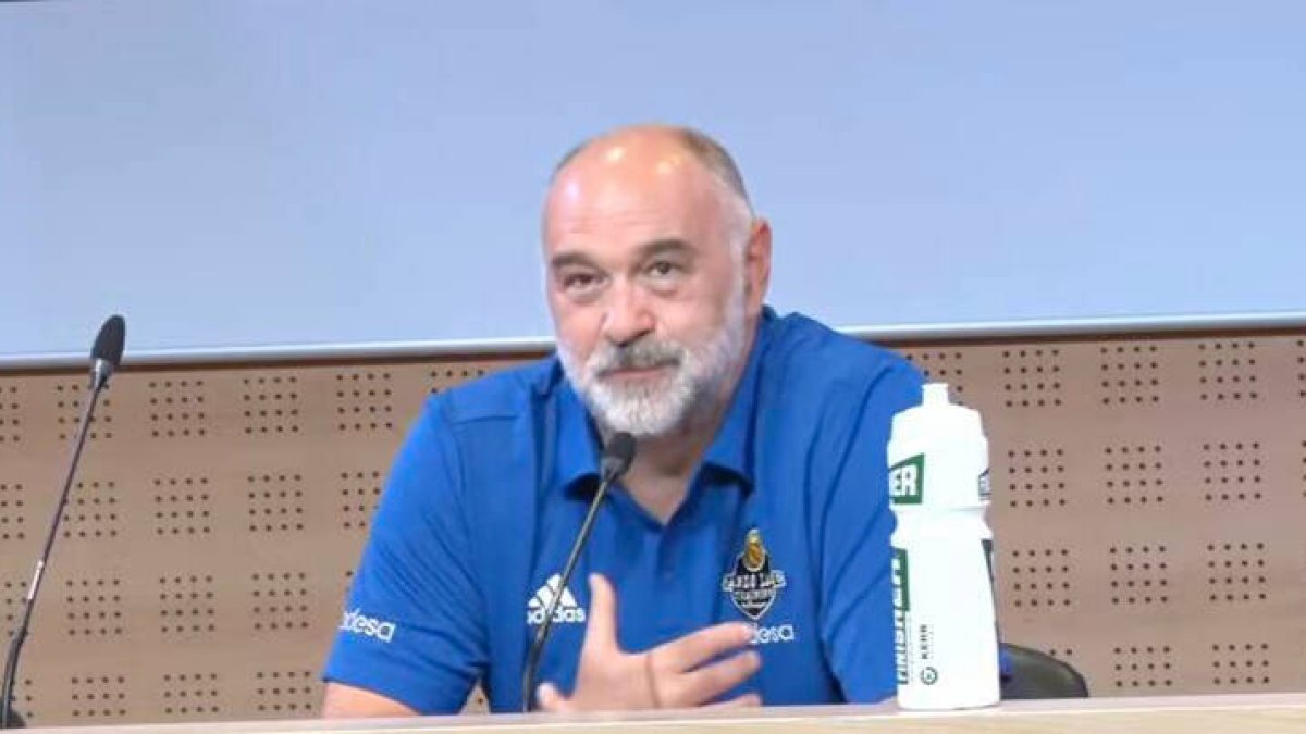 Pablo Laso. en la inauguración del Campus que lleva su nombre.