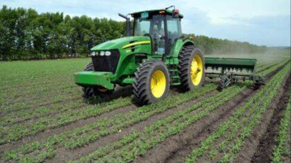 Imagen de un tractor.