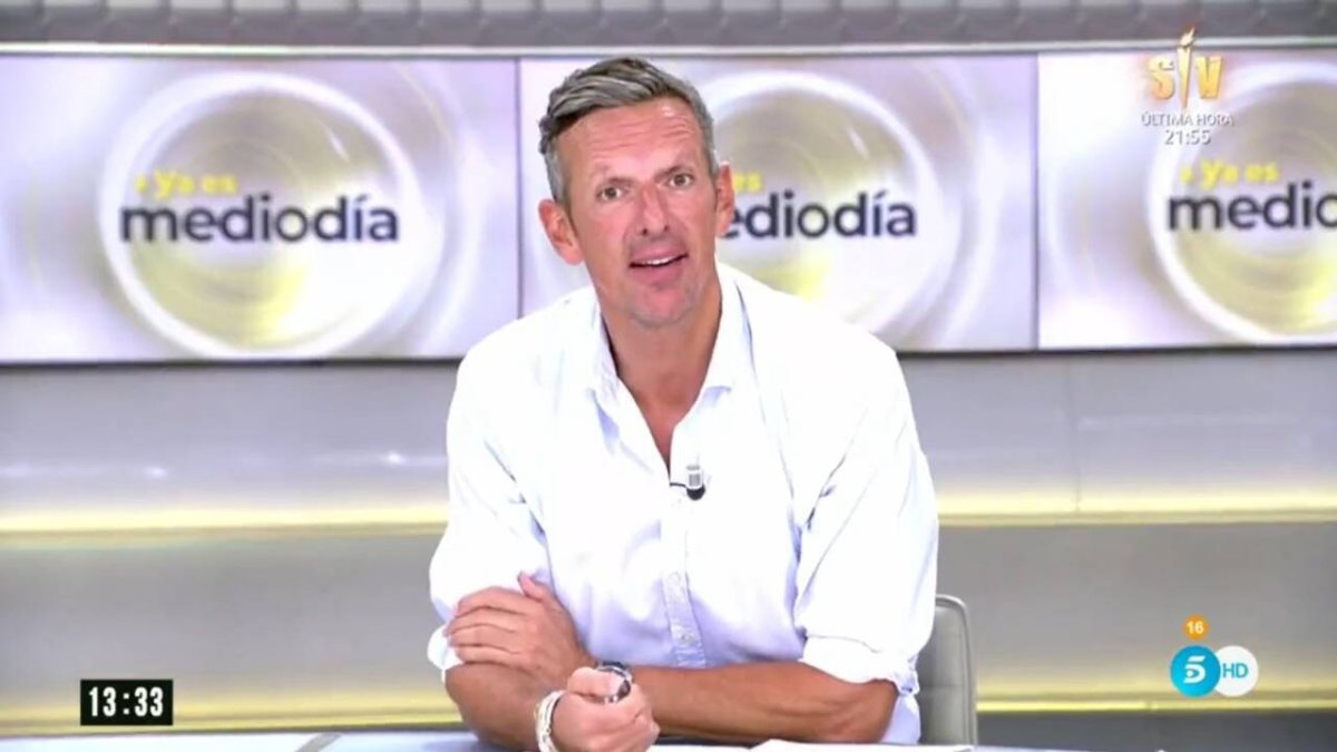 Joaquín Prat durante su estreno en 'Ya es mediodía'