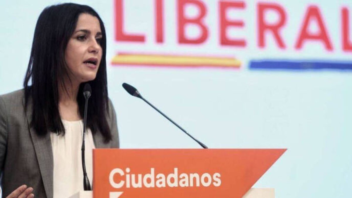 La presidenta de Ciudadanos, Inés Arrimadas.