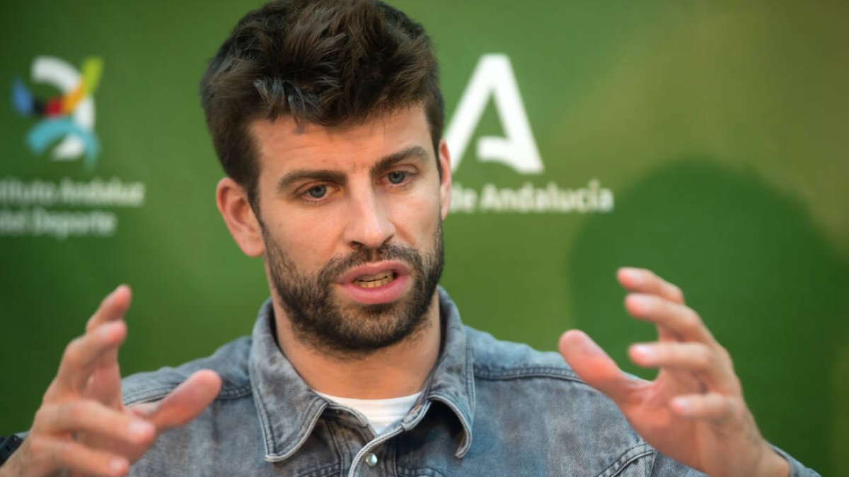 Gerard Piqué durante un acto.