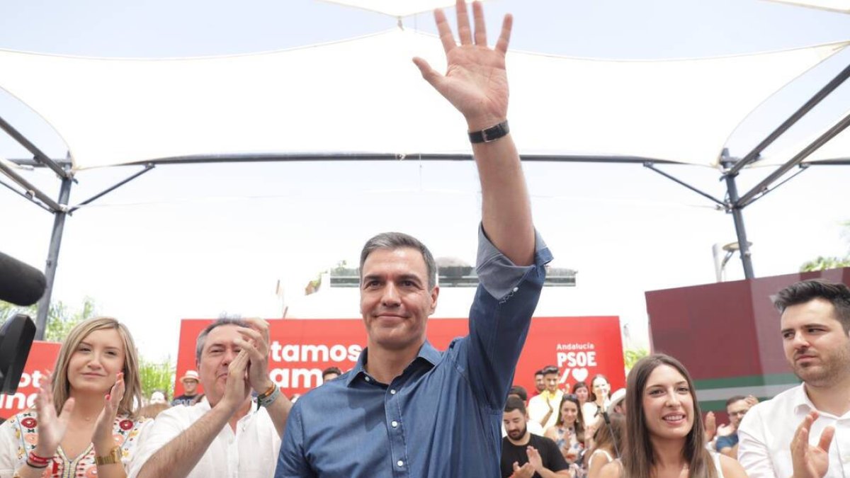 El secretario general del PSOE y presidente del Gobierno, Pedro Sánchez,