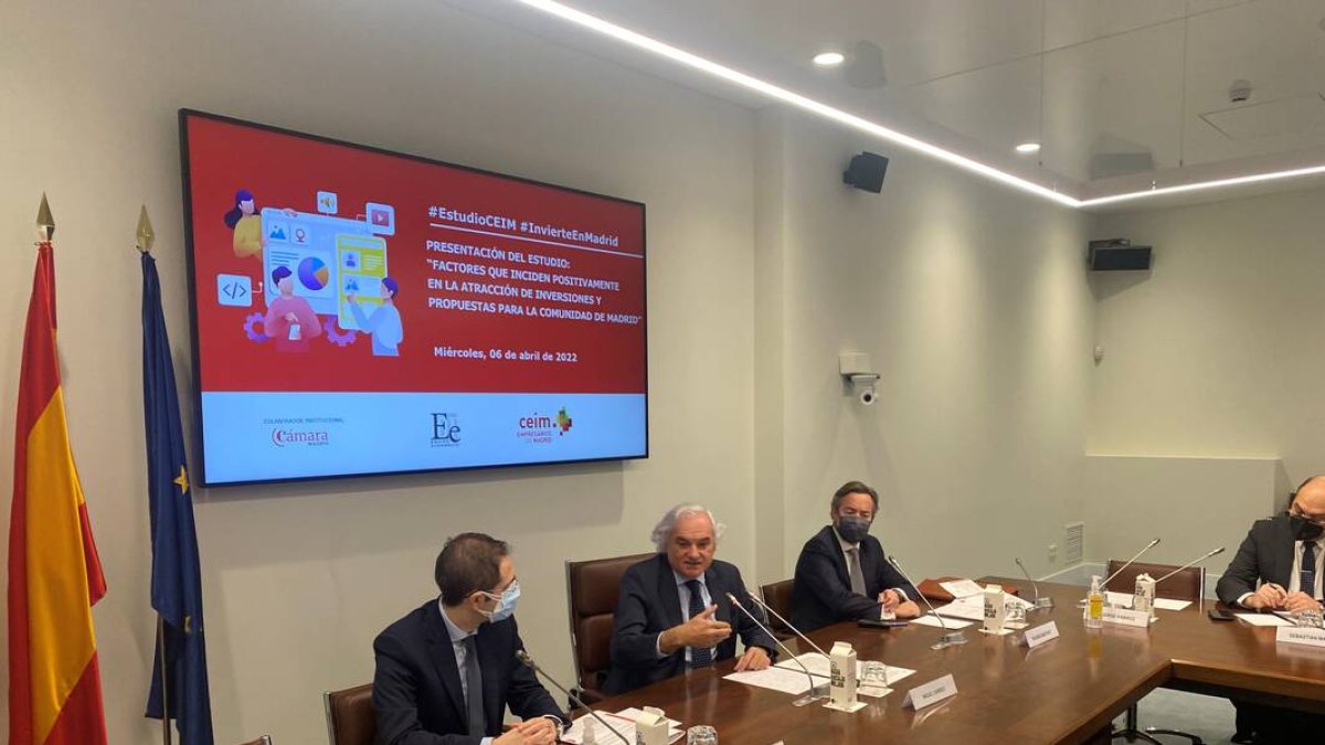 Madrid continúa a la cabeza de la inversión empresarial