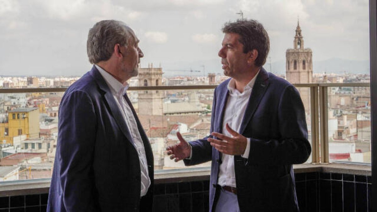 Carlos Mazón con Alfonso Sancha