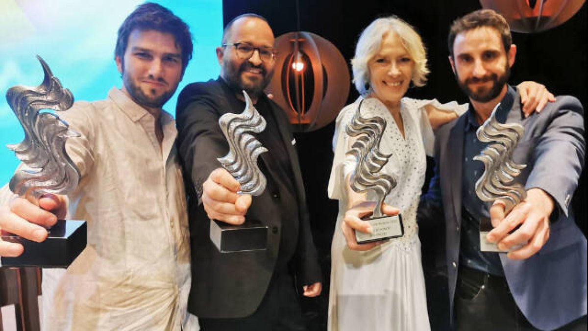 Susi Sánchez, Fernando González, Dani Rovira y Lucas Vidal