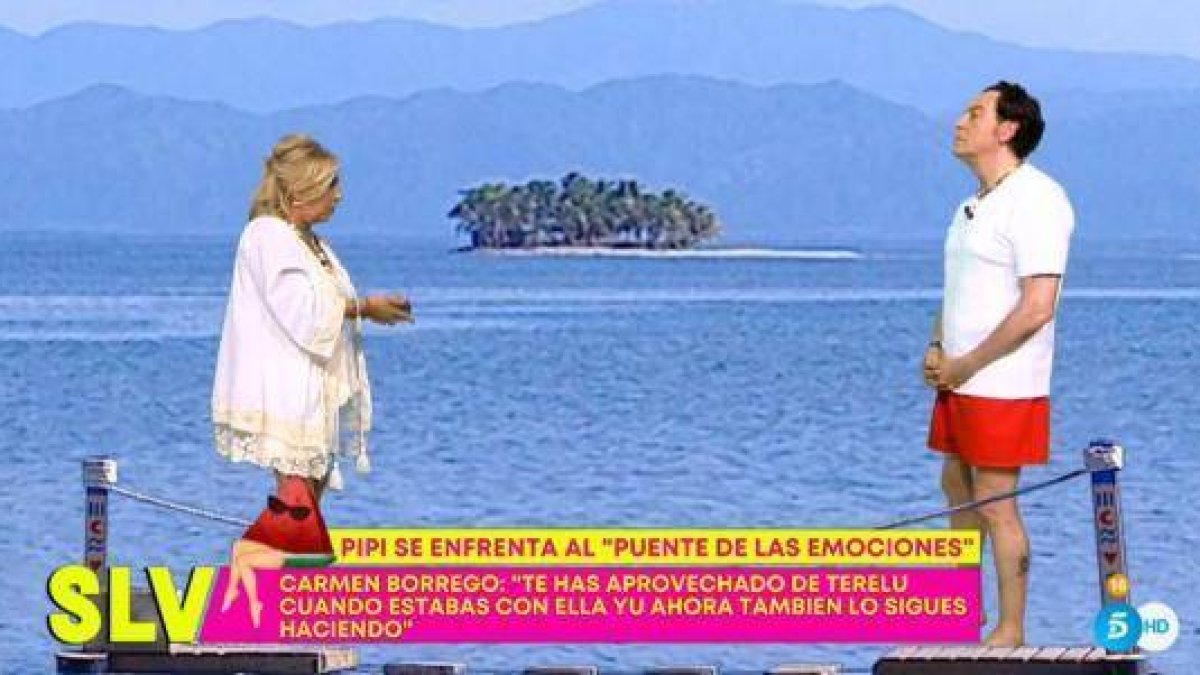 Pipi Estrada y Carmen Borrego