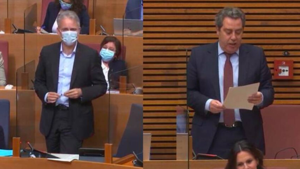 Imagen del pleno de Les Corts.