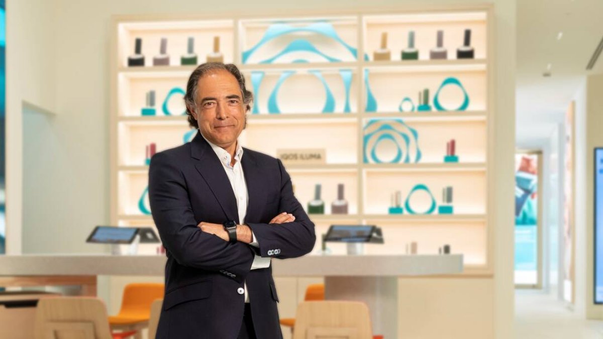 El director general de Philip Morris España y Portugal, Enrique Jiménez
