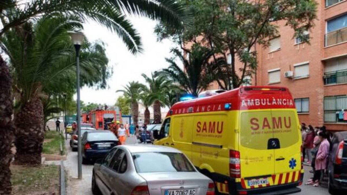 Imagen de archivo I Ambulancia del SAMU en Paterna.