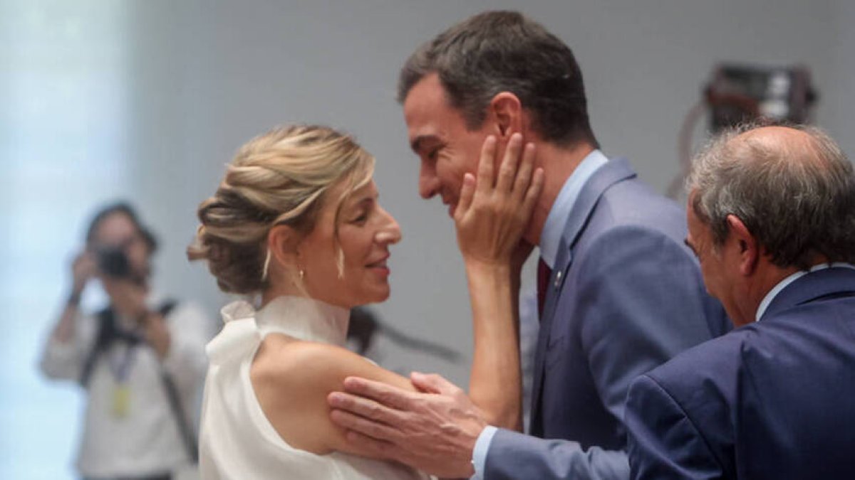 Yolanda Díaz y Pedro Sánchez