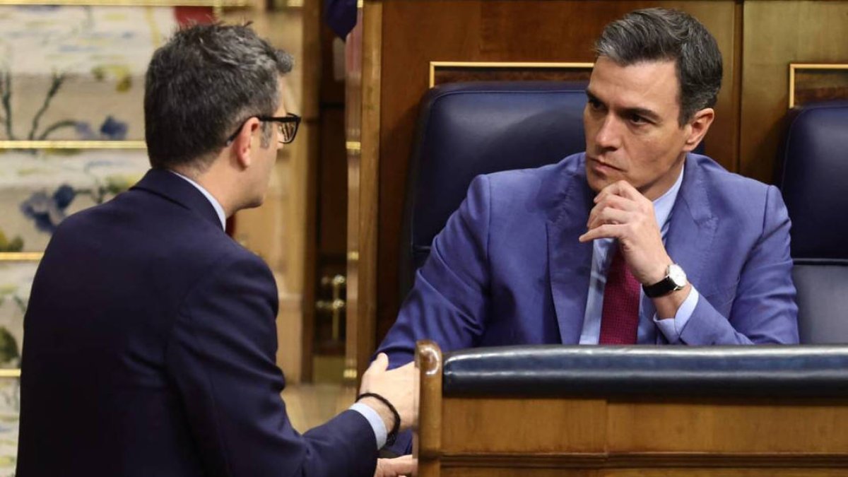 Pedro Sánchez y Félix Bolaños