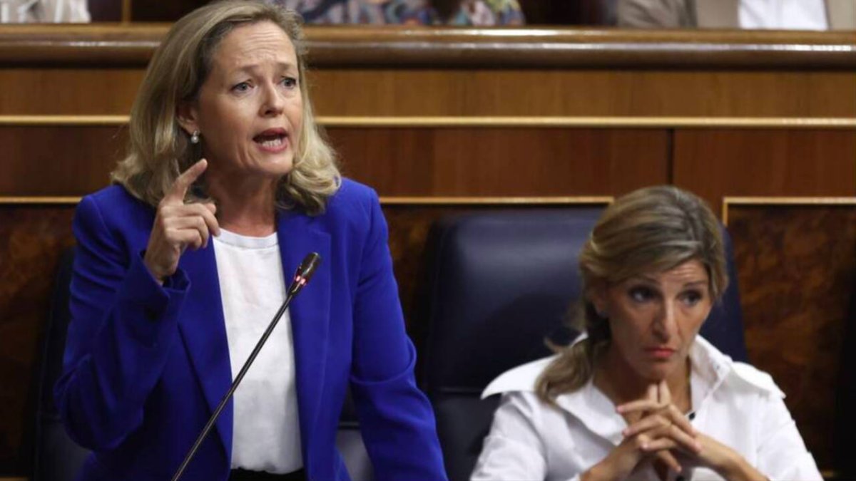Nadia Calviño y Yolanda Díaz