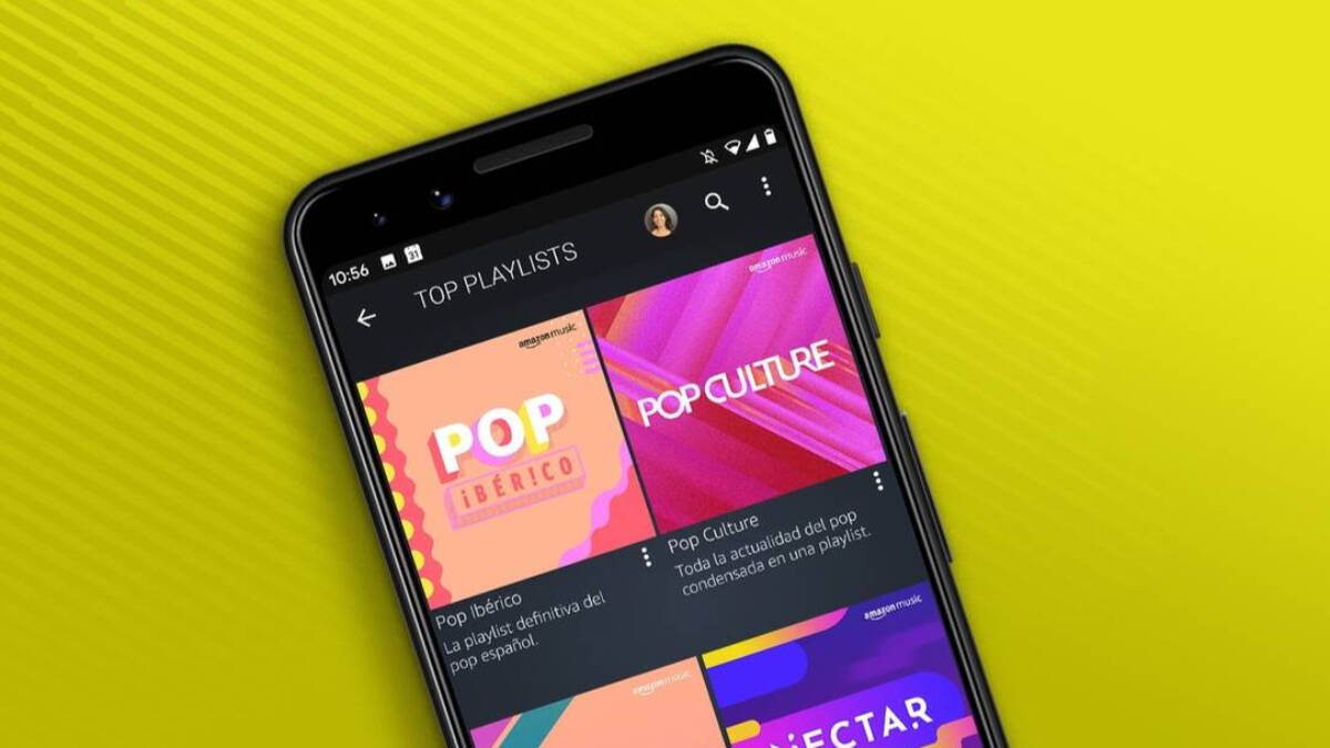 Amazon Music en su versión para dispositivos móviles