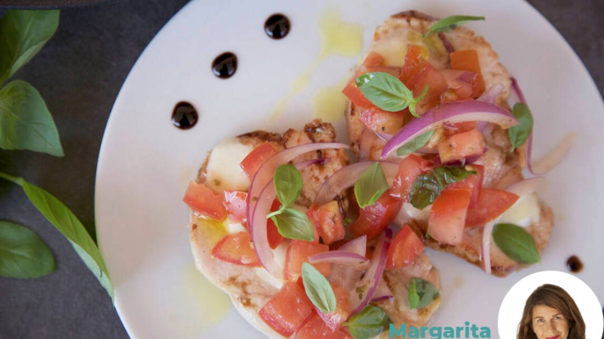 Receta fácil de bruschetta de pavo napolitana
