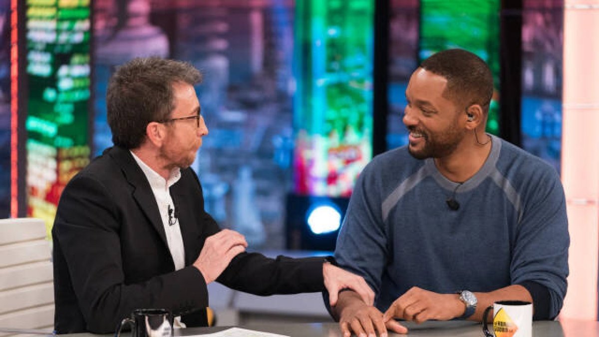 Pablo Motos con Will Smith en una de sus visitas a El Hormiguero
