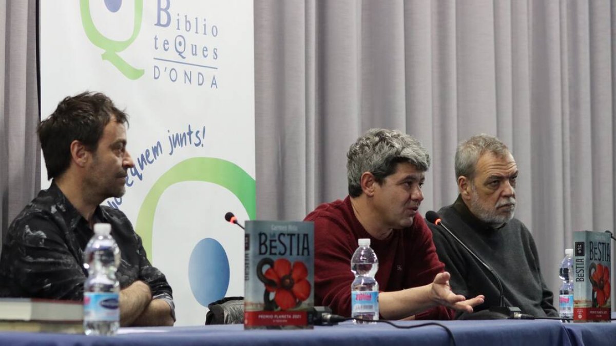Agustín Martínez, Jorge Díaz y Antonio Mercero creadores de Carmen Mola.