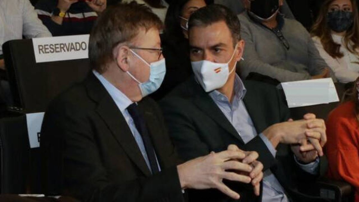 Ximo Puig y Pedro Sánchez en una foto de archivo